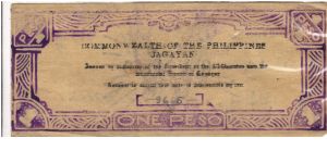 Banknote from Philippines