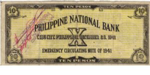 Banknote from Philippines