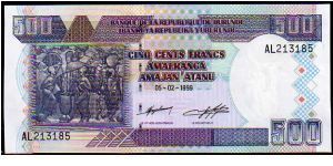 500 Francs__

Pk 38 b__

05-February-1999
 Banknote