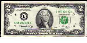 2 Dollars__

Pk 461 Banknote