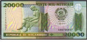 20'000 Meticas__

Pk 140__

16-June-1999
 Banknote