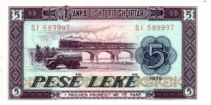 5 Leke P42a Banknote