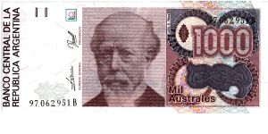 1000 Australes P329c Banknote
