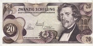 20 Schilling P142 Banknote