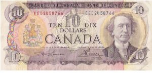 Bank of Canada - Ten Dollars Banknote