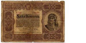 100 Korona__

pk# 63__

01-January-1920
 Banknote