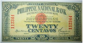20 Centavos Banknote
