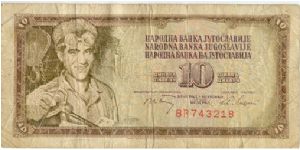10 DINARA Banknote