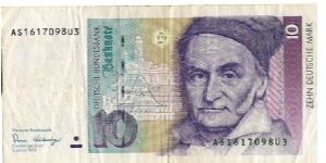 10 Deutsche Mark Banknote