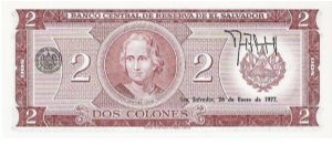 Banknote from El Salvador
