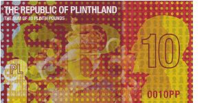 Republic of Plinthland Ten Plinth pounds Banknote