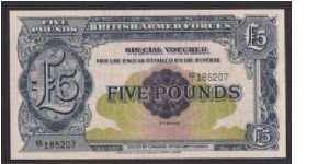 British Armed Forces (2nd Series)5-PoundSpecial Voucher Banknote