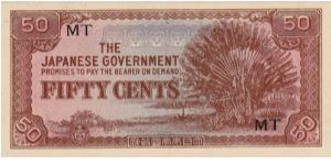 JIM Note: Malaya 50 Cents Banknote