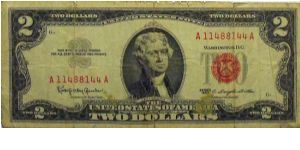 Two Dollars Banknote