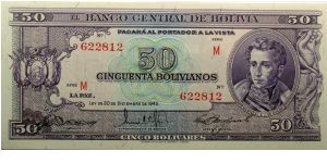 50 Bolivianos Banknote