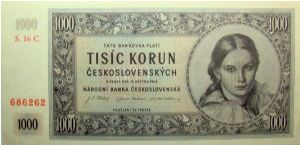 1000 Korun Banknote