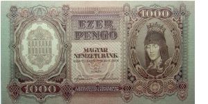 1000 Pengo Banknote