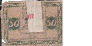 Germany 50 mark 1919 (1?) Banknote