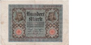 Germany 100 mark (1) Year? Komment, please! Banknote