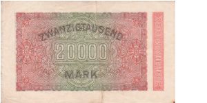 Germany 20 000 mark 1923 (1) Banknote