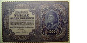 1000 Marek Banknote