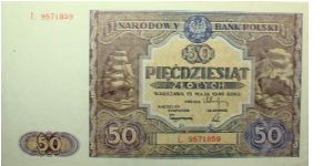 50 Zlotych Banknote