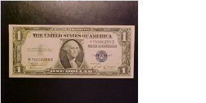 Here is a nice, less common series 1935 B $1 silver certificate, with the Julian-Vinson signature combination. Banknote