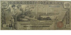 1 U.S. Dollar
History instructing youth.
Bruce/Roberts Banknote
