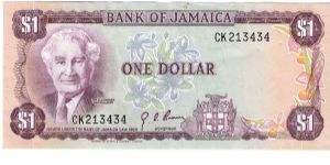 1 dollar; 1970 Banknote