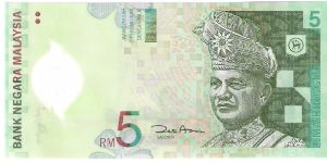 5 ringgit; 2004

Polymer note. Banknote