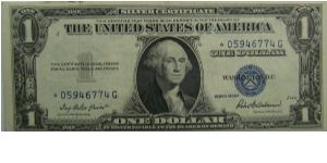 1935F $1 Silver Certificate
Priest/Anderson
Star Note Banknote