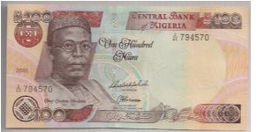 Nigeria 100 Naira 2005 P28. Banknote