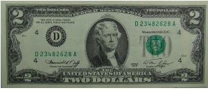 1976 United States Federal Reserve Note Banknote