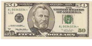 50 Dollars, StarNote Banknote