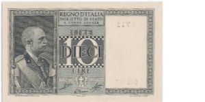 10 Lire 'Impero' Banknote