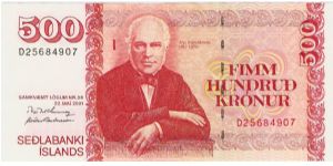 500 Kronur Banknote