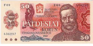 50 Korun Czechoslovakia Banknote