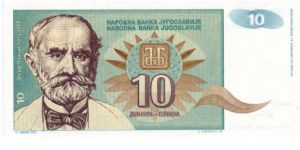 Federal Republic of Yugoslavia
10d  
Josif Pancic 1814-1888
Mountains Banknote