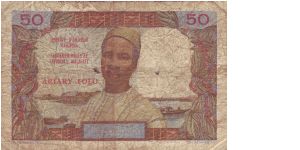 50 Francs = 10 Ariary ND;
P-61;
Issued by: Institut d'Émission Malgache / Famoaham-Bolan'ny Repoblika Malagasy; Banknote