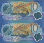 Millennium 
Uncut with Red prefix NZ & Serial no .limited issue. Banknote