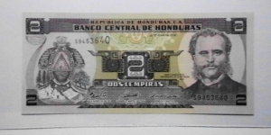 Honduras 2006 2 Lempiras note Banknote