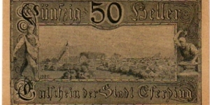 *NOTGELD*__50 Heller__pk# NL__Eferding__21.11.1919 Banknote