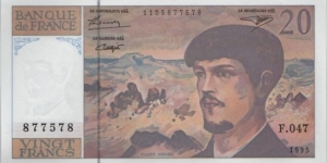 France 20 Franc 1995 Banknote