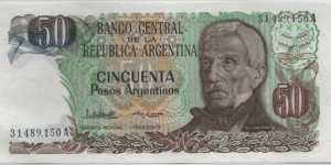 Argentina 50 Pesos Banknote
