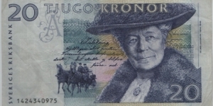 Sweden 20 Kronor (large) Banknote