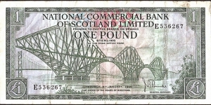 Scotland 1968 1 Pound. Banknote