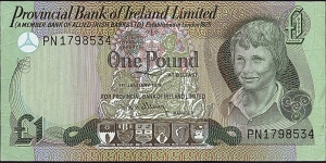 Ulster (Northern Ireland) 1979 1 Pound. Banknote