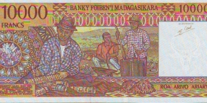 Banknote from Madagascar