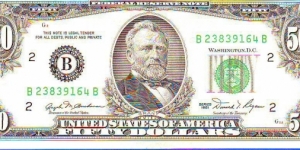  50 Dollars Banknote