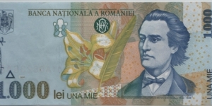 Romania 1000 Lei 1998 Banknote